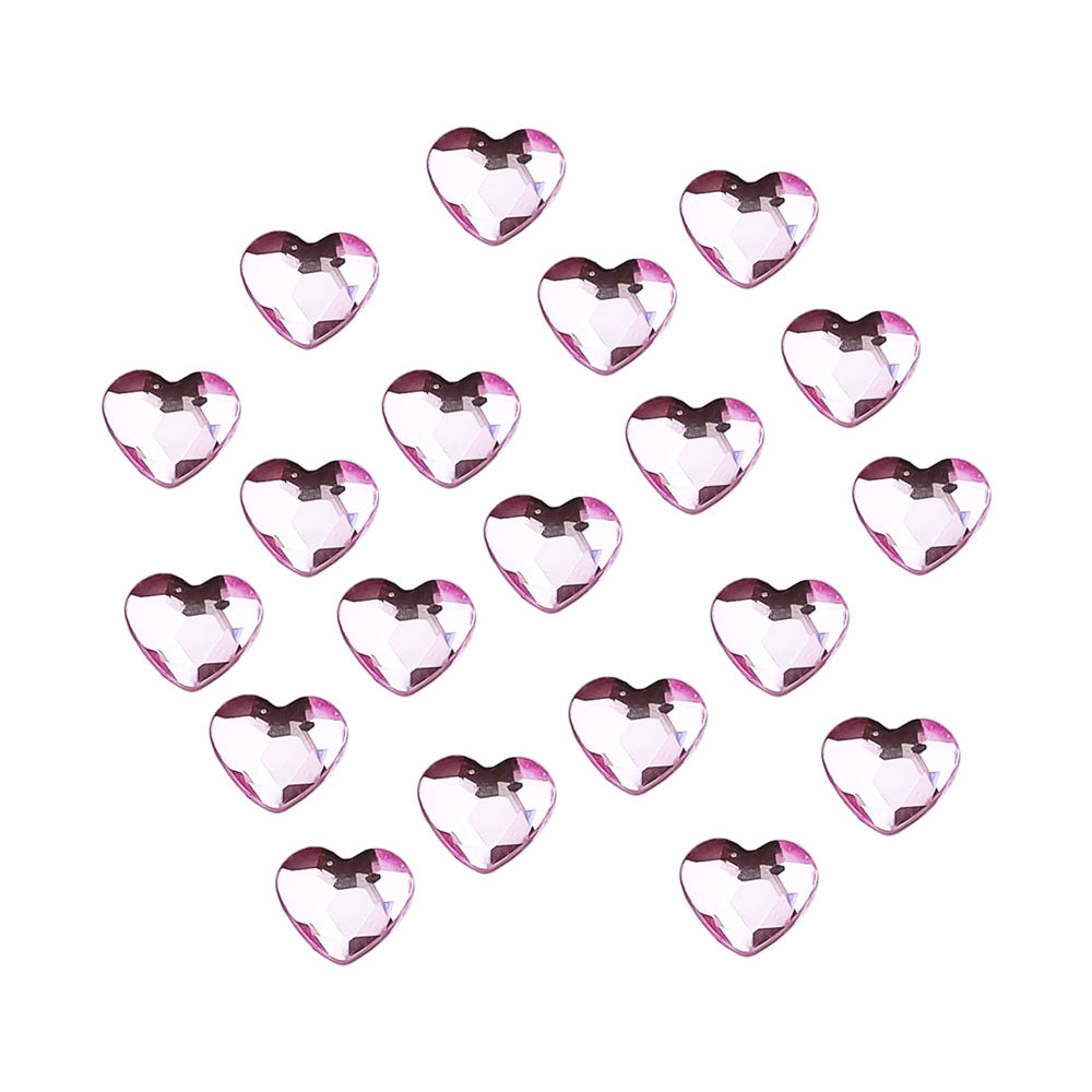 Mini Rhombic Diamonds Nails Gemstones 50pcs 13634