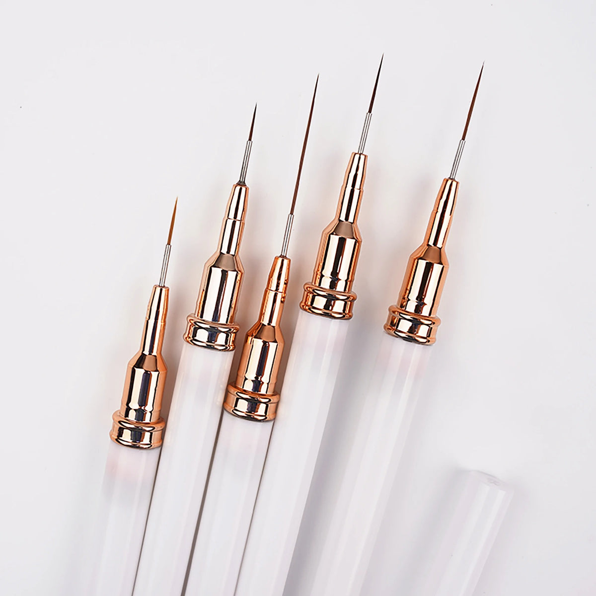 Ensemble de pinceaux liners pour nail art 5 pièces 14650