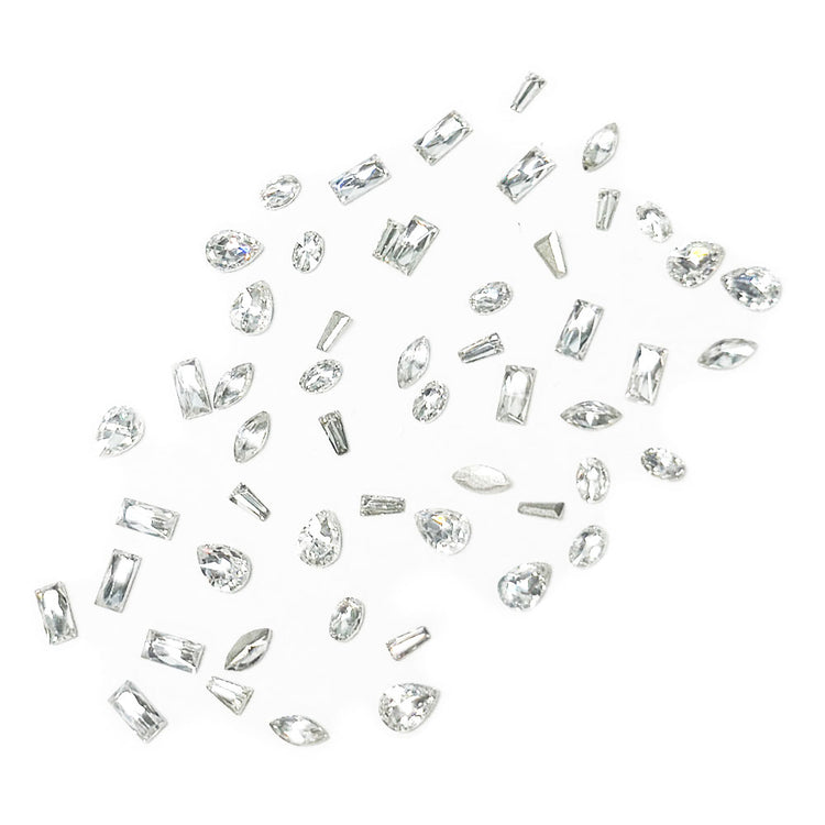 Mini Rhombic Diamonds Nails Gemstones 100pcs 16620