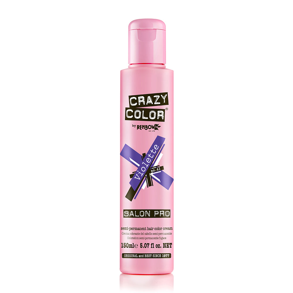 Crazy Color Hair Color Cream 43 Violette 5.07oz 003503