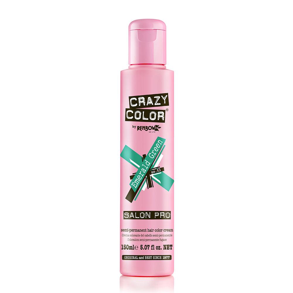 Crazy Color Hair Color Cream 53 Emerald Green 5.07oz 003510