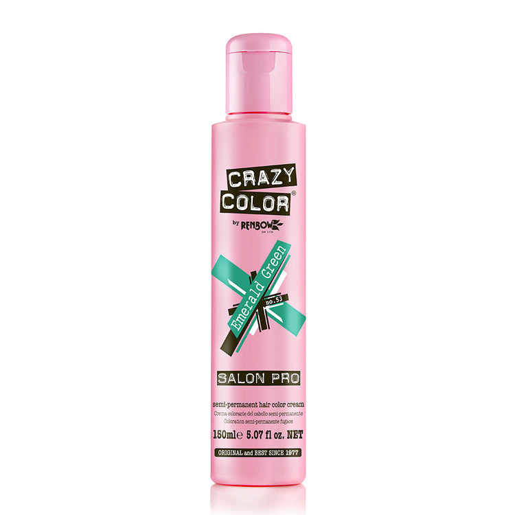 Crazy Color Hair Color Cream 53 Emerald Green 5.07oz 003510