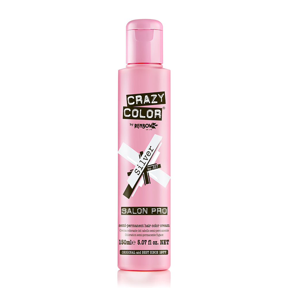 Crazy Color Hair Color Cream 027 Silver 5.07oz 003536