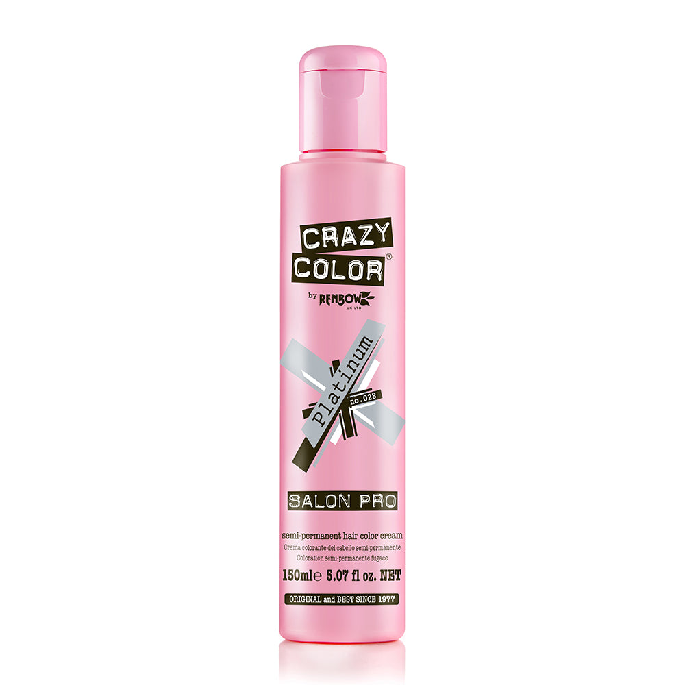 Crazy Color Hair Color Cream 028 Platinum 5.07oz 003537