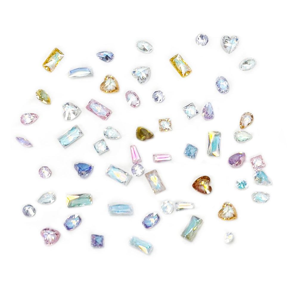 Mini Rhombic Diamonds Nails Gemstones Flatback 100pcs 19120