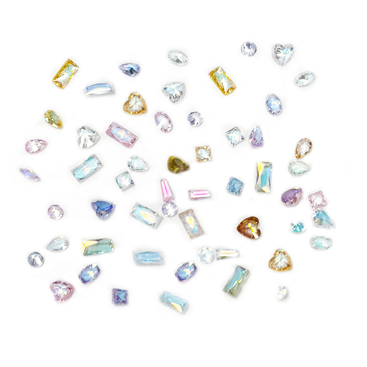Mini Rhombic Diamonds Nails Gemstones Flatback 100pcs 19120