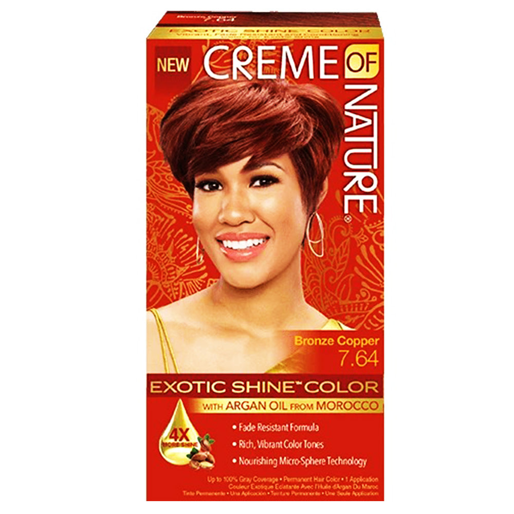 Creme Of Nature Exotic Shine Color 7.64 Bronze Copper 23269