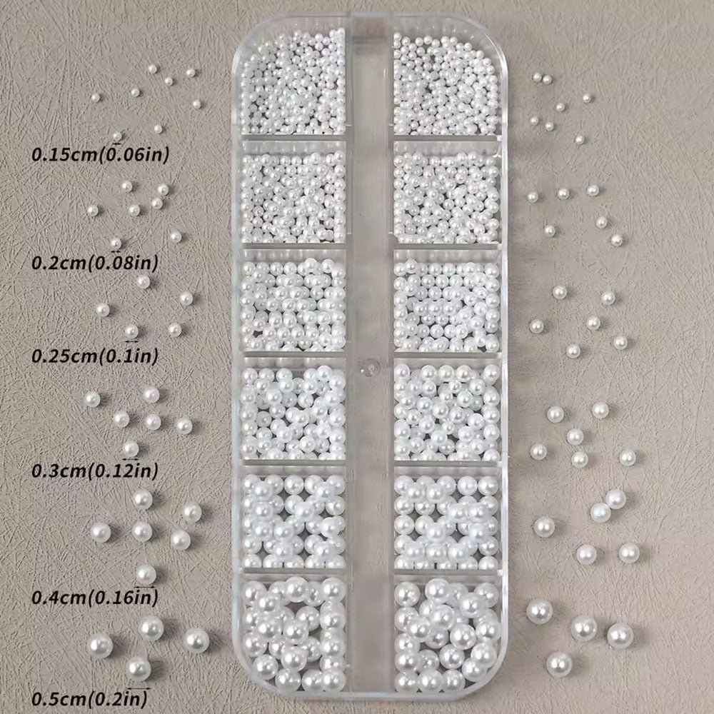Mini Caviar Pearl Beads Nail Art Decorations 24516