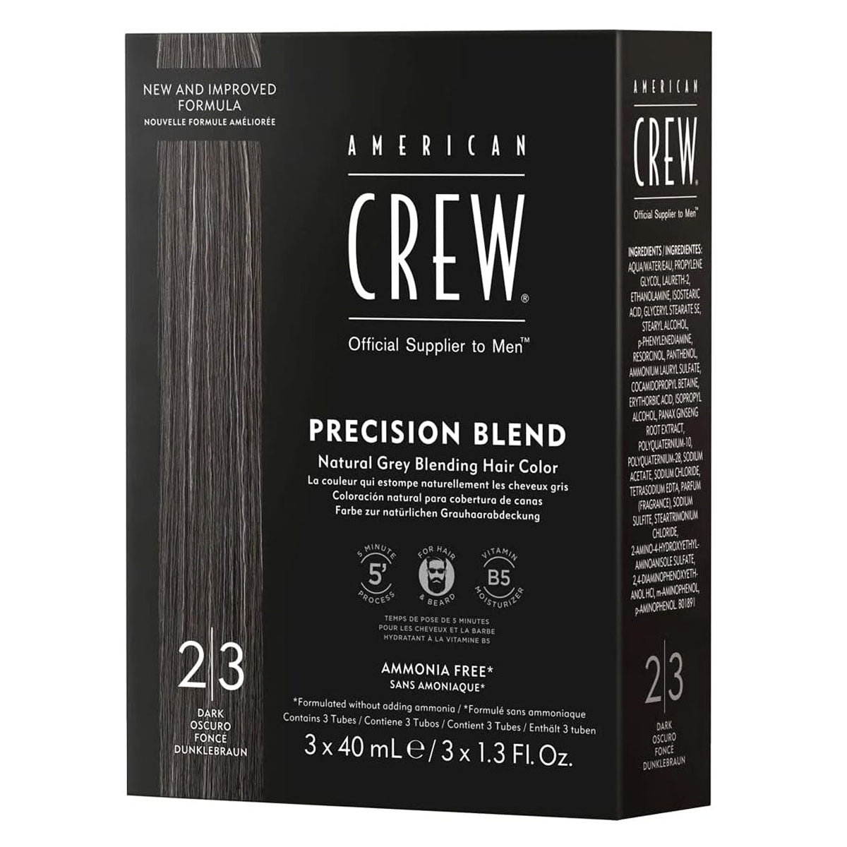 American Crew Precision Blend 2/3 Dark 40 ml 3PK 24835