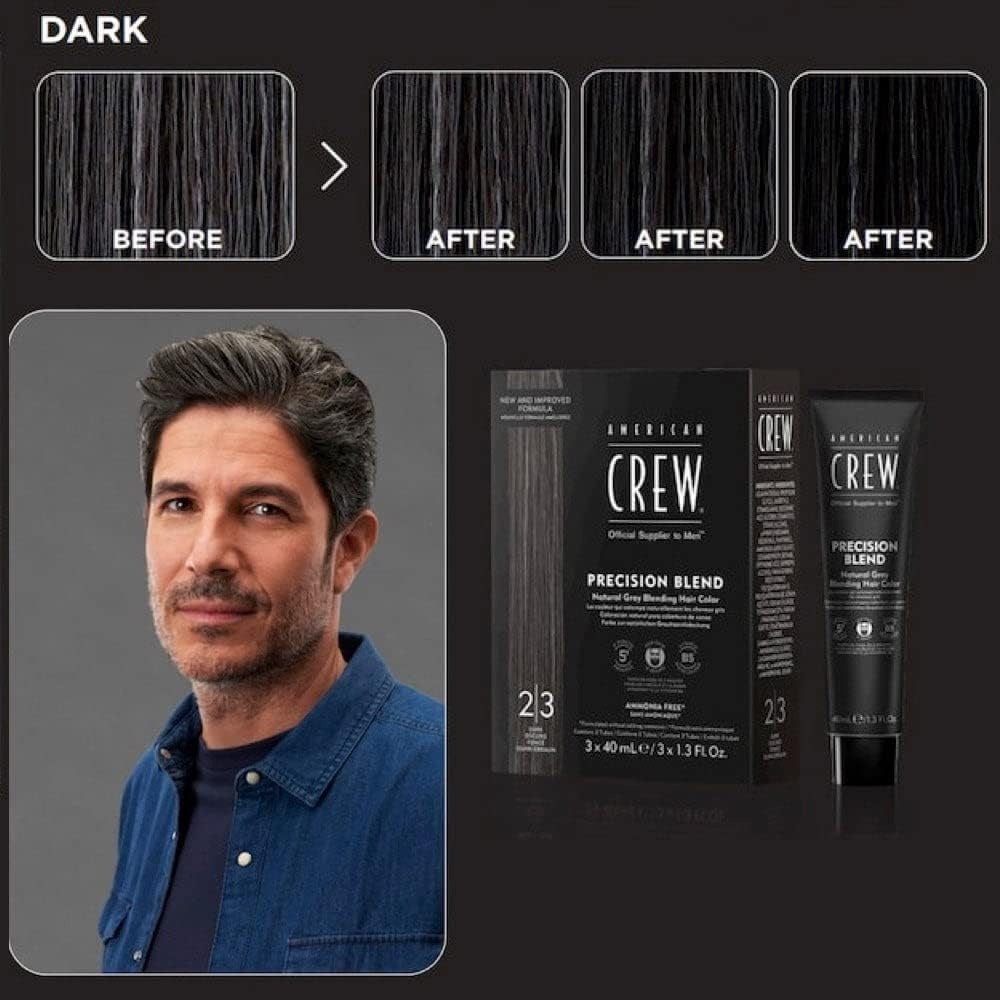 American Crew Precision Blend 2/3 Dark 40 ml 3PK 24835