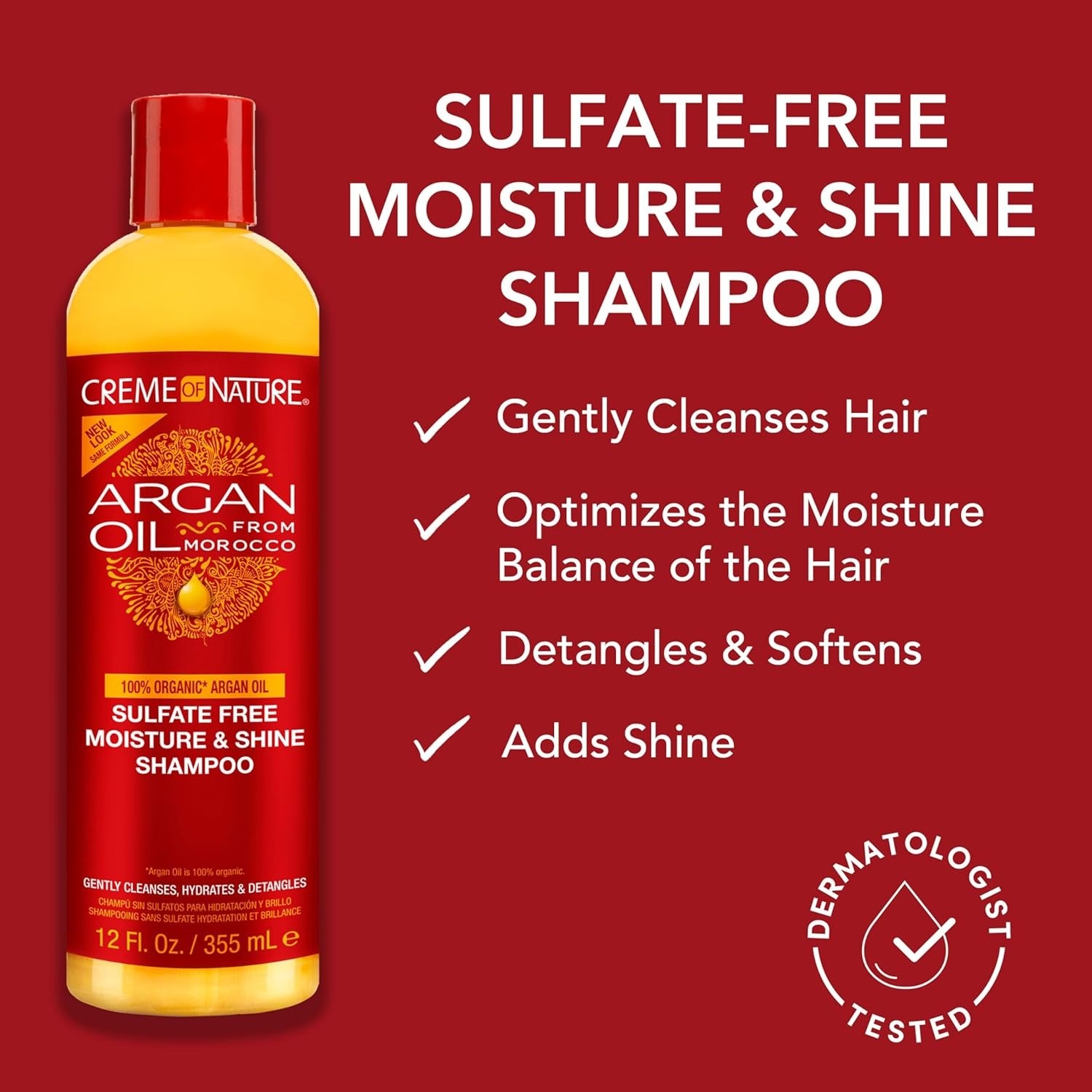C Of N Sulfate-Free Moisture & Shine Shampoo 12 fl oz 25199