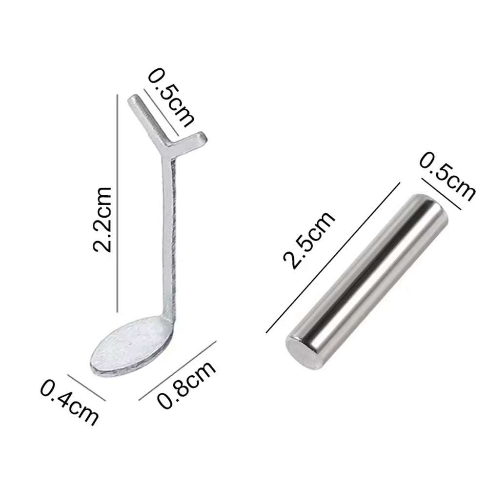 Kit d'Aimants 3D en Forme de Cœur pour Ongles Magnétiques Œil de Chat 25915