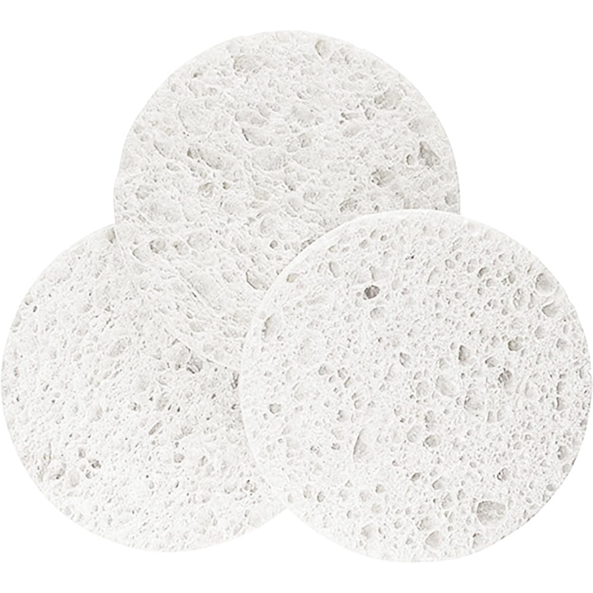 Silk B Round Cellulose Beauty Sponges White 100pk 26046
