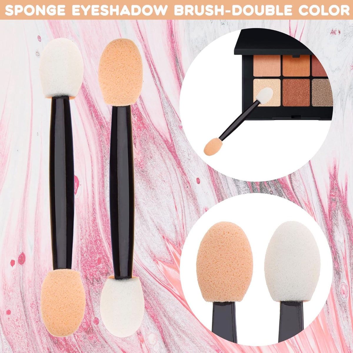 Double Headed Eye Shadow Applicators 50Pcs 26170