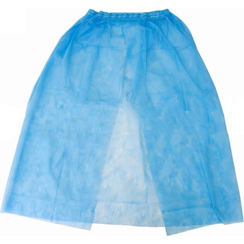 Silk -B Disposable Gown One Size Fits All 10PK Blue 26199