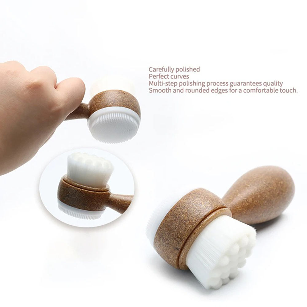 Double-Sided Exfoliator Face Cleansing Brush 26616