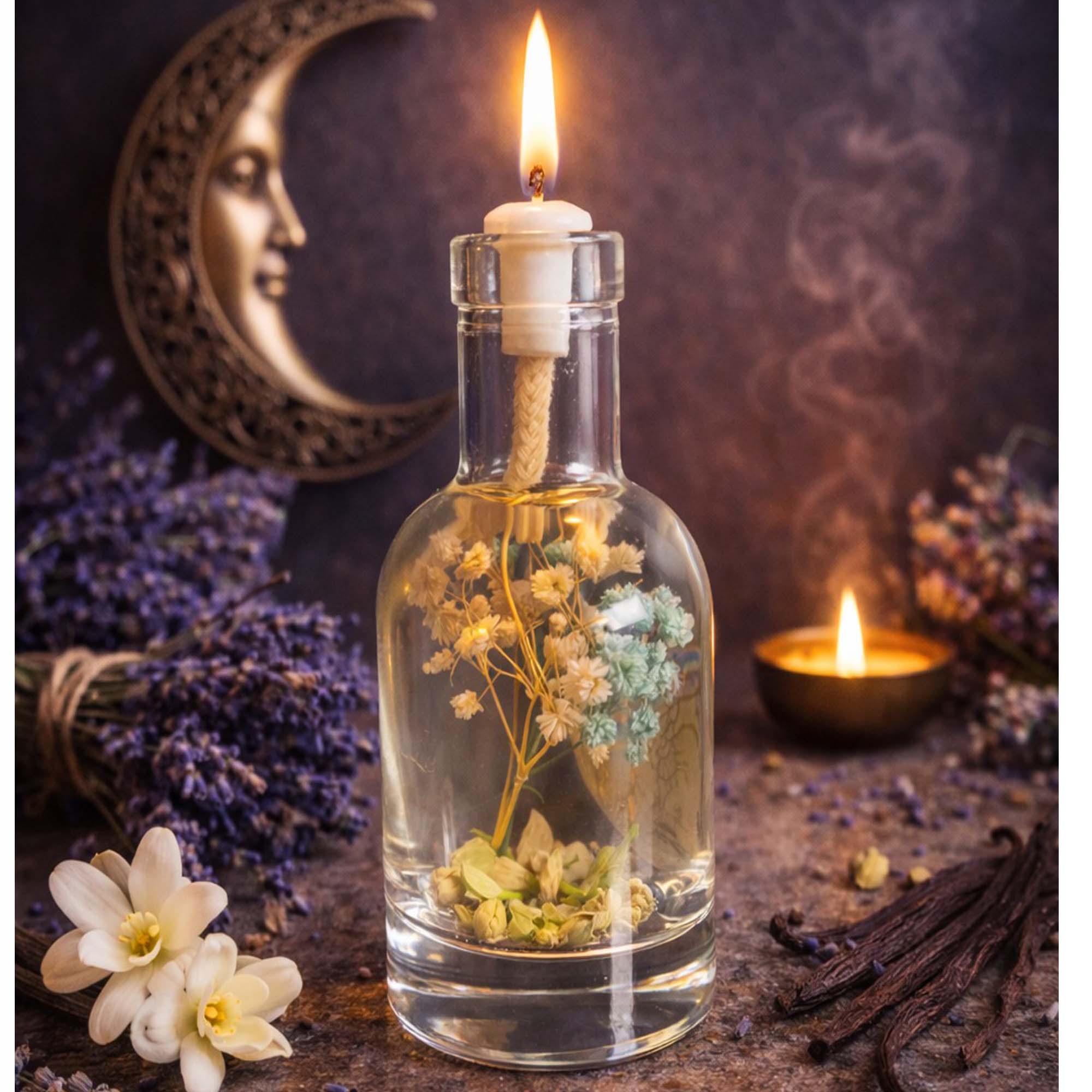 Logos Oil Candle 6 oz  - The Moon 28140