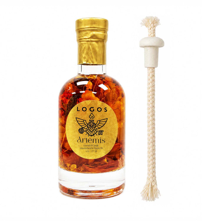 Logos Oil Candle 6 oz - Artemis 28142