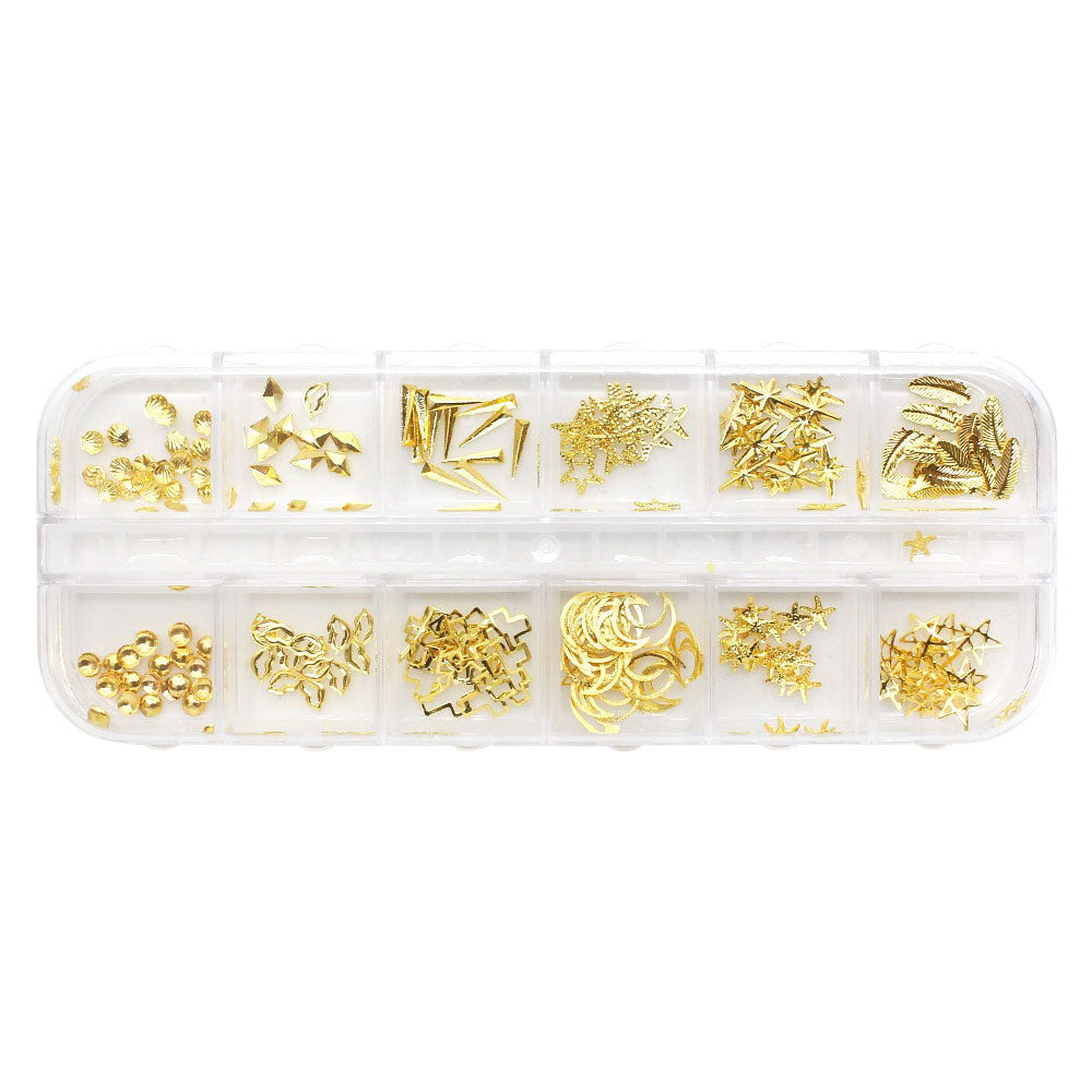 Nail Art Decorations Metal Gold 30513