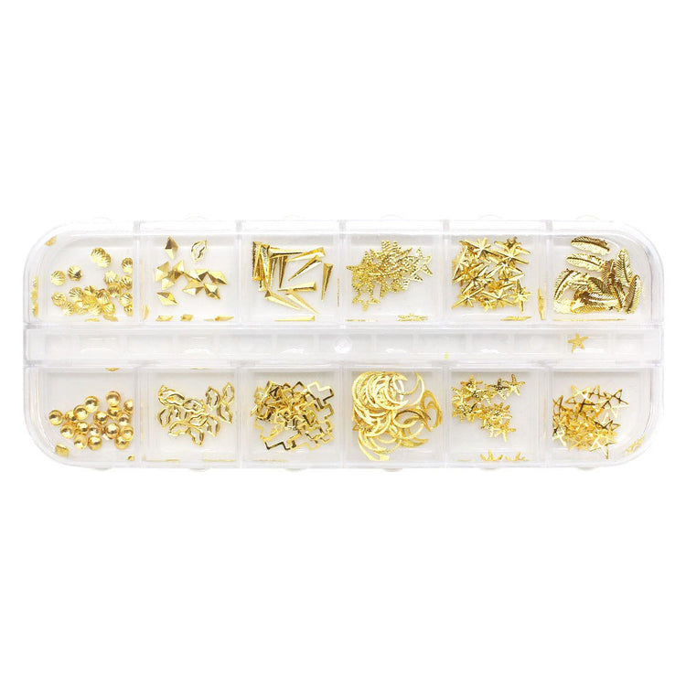 Nail Art Decorations Metal Gold 30513