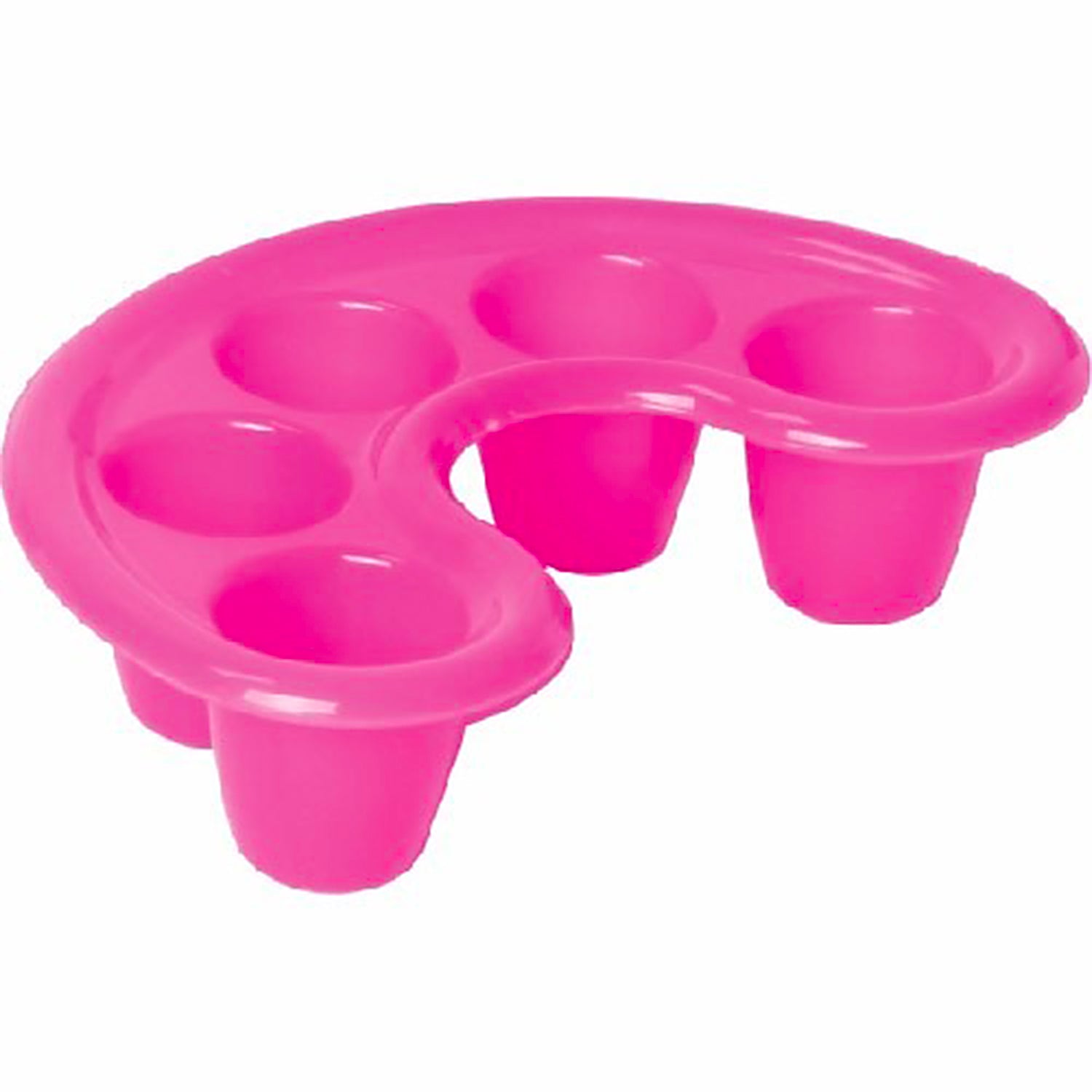Soft Plastic 5 Finger Manicure Bowl - Pink MB310-PI