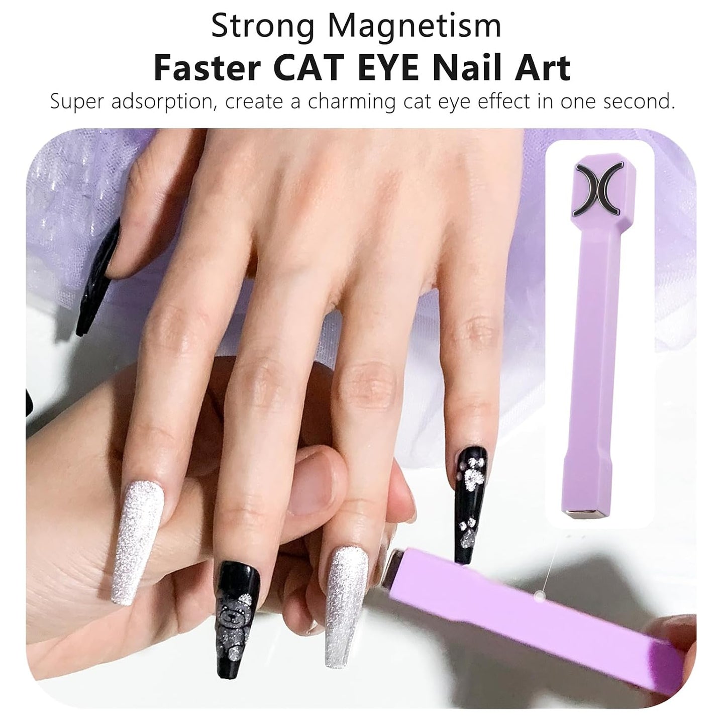 3 in 1 Cat Eye Magnet Pink 31218