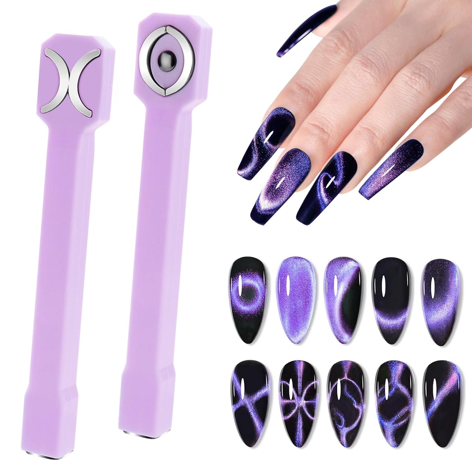 3 in 1 Cat Eye Magnet Pink 31218