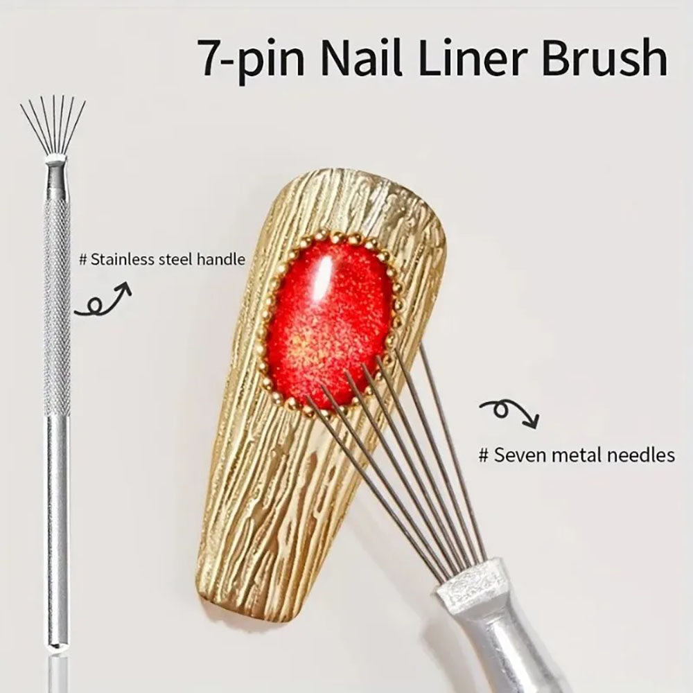 Pinceaux de doublure pour le nail art, stylo de dessin à ligne ultra-fine 31421