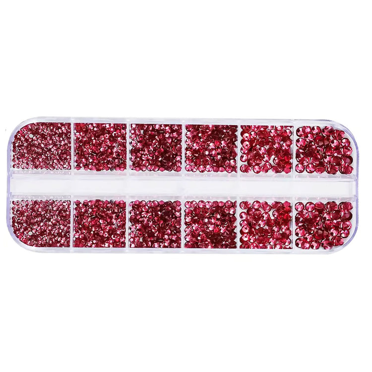 Clear Crystal Diamond Gems Nail Rhinestones Mixed 32509