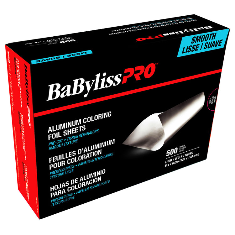 BaBylissPRO Smooth Foil Sheets 500sh 5x7" Light BES57LUCC