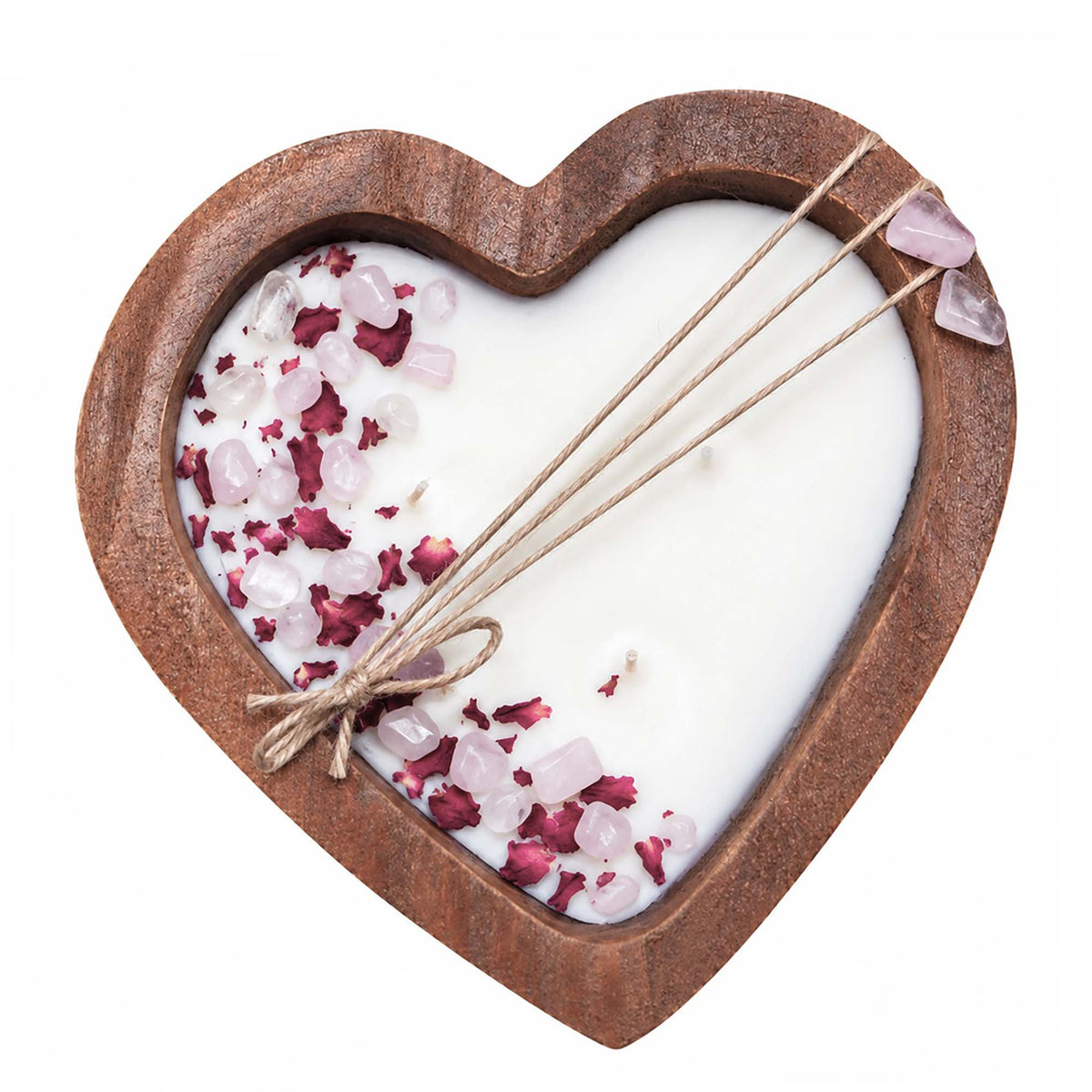 Heart Wood Dough Bowl Candle - Magnolia & Peony 37514