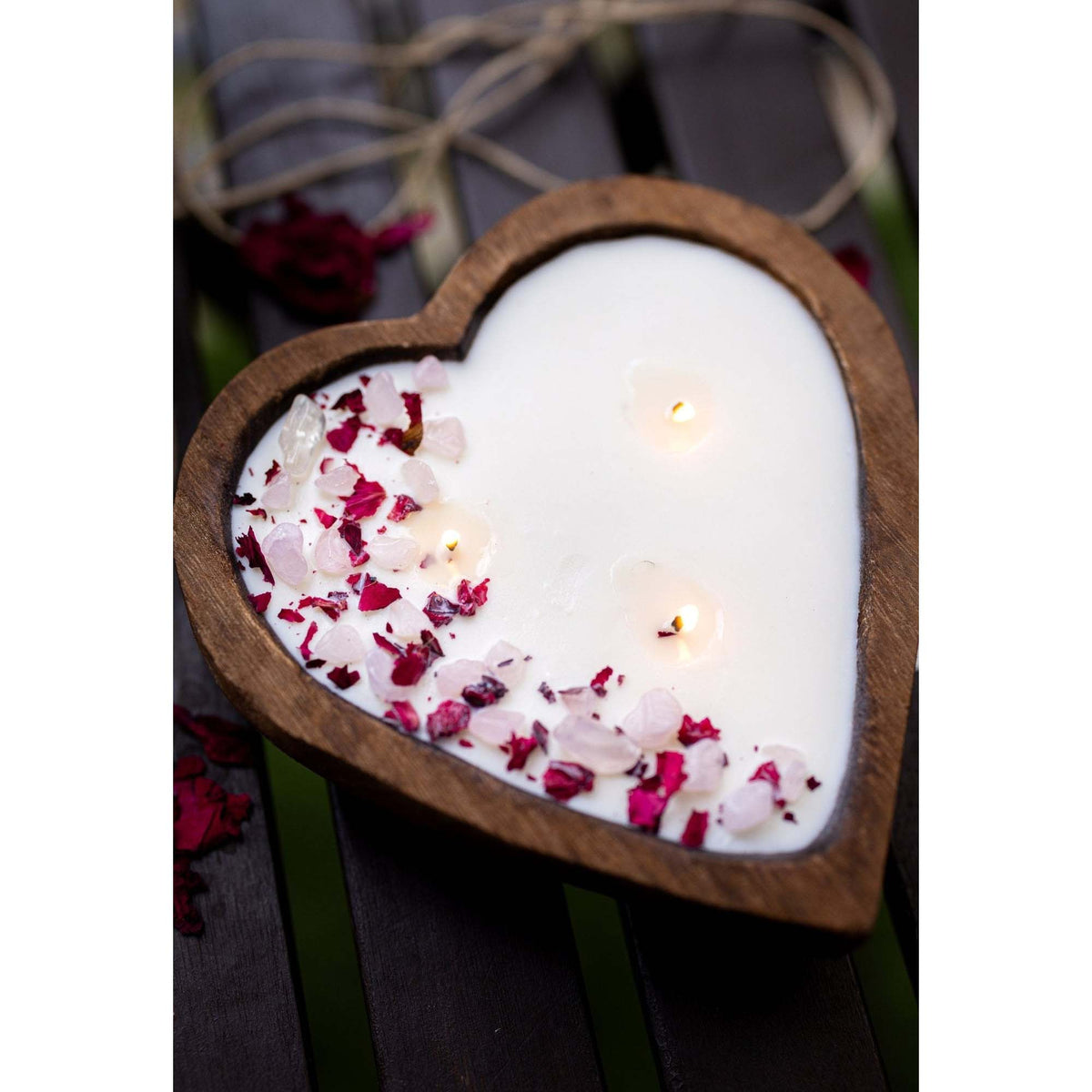 Heart Wood Dough Bowl Candle - Spiced Oat Milk 37519