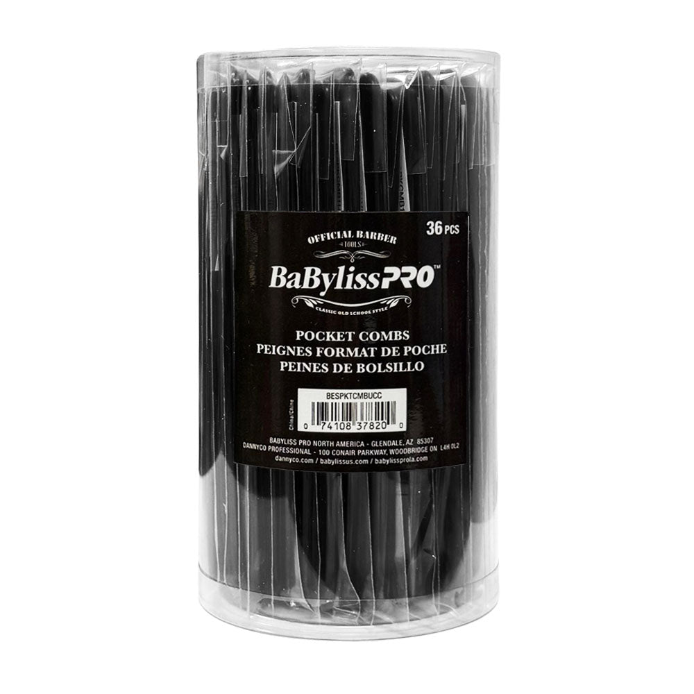 BabylissPro Barber Pocket Combs BESPKTCMBUCC #37826