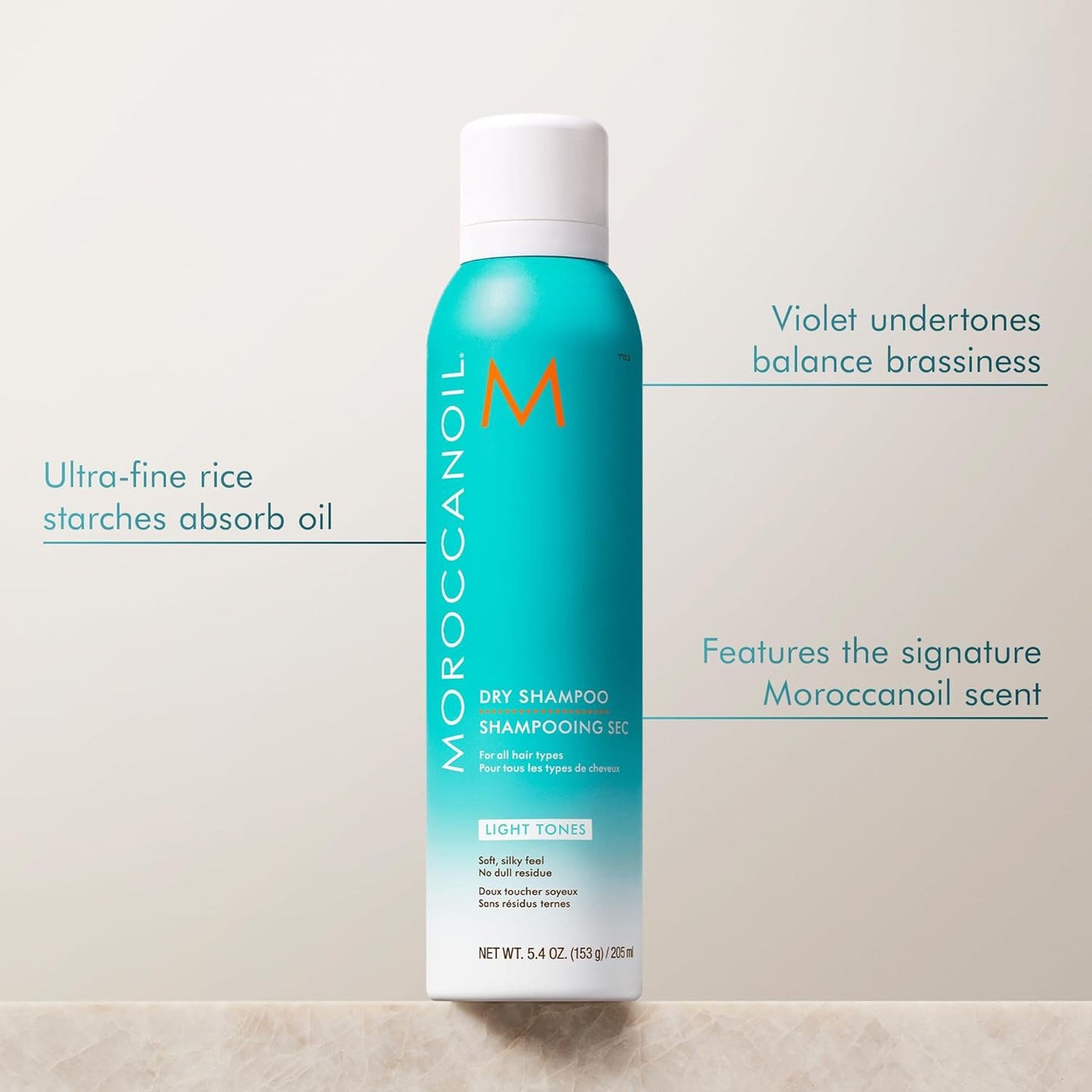 Moroccanoil Dry Shampoo Light Tones 5.4 oz RMO-MOR-FDSL05