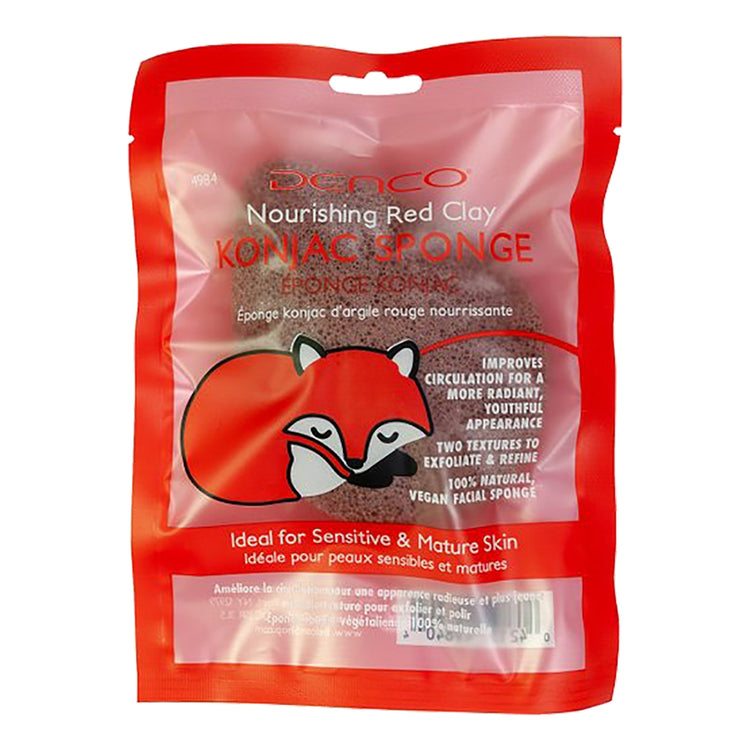 Denco Konjac Sponge Nourishing Red Clay 49840