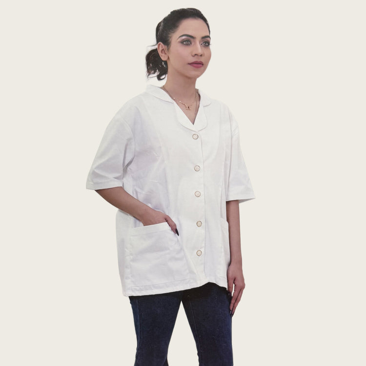 Silver Star Lab Coat White SS-002 Large 50137