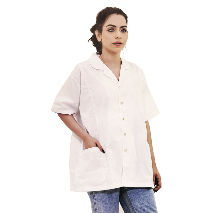 Silver Star Lab Coat White SS-005 M 50144