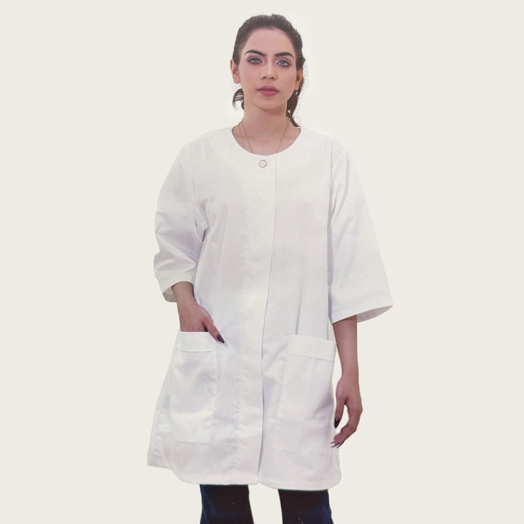 Silver Star Lab Coat White SS-003 L 50152