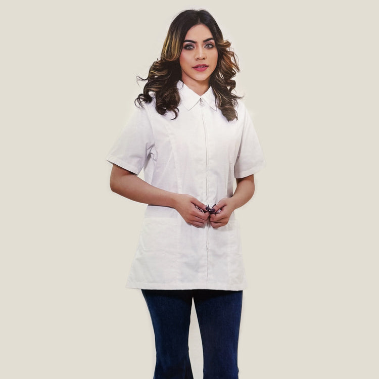 Silver Star Lab Coat White SS-001 XS 50164
