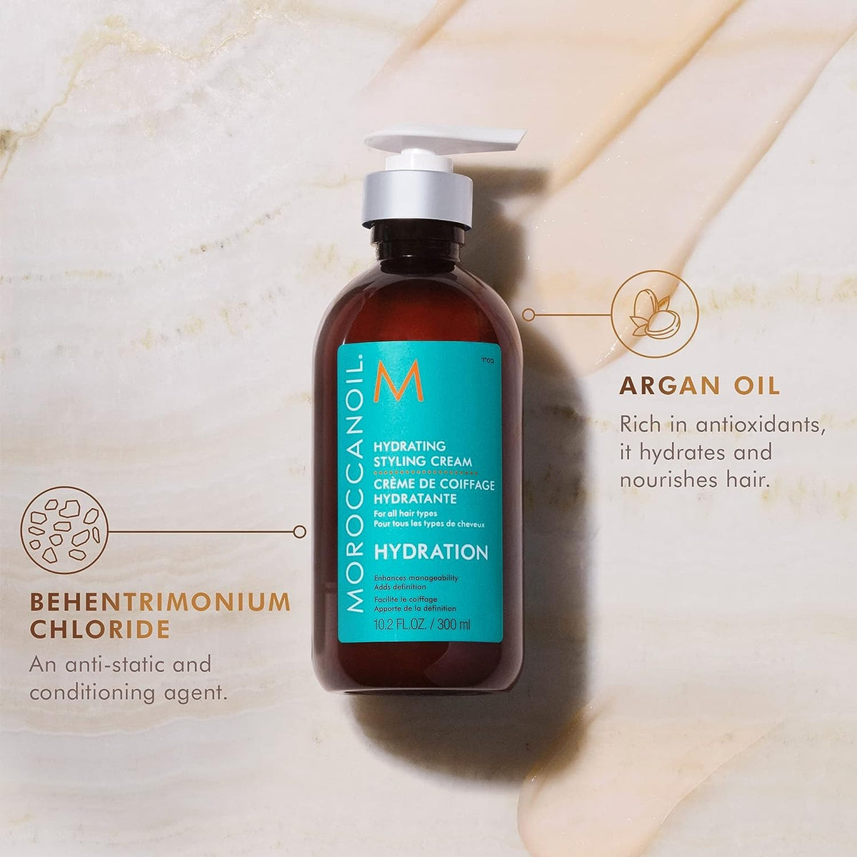 Kem Tạo Kiểu Dưỡng Ẩm Moroccanoil 10oz RMO-MOR-LHSC10