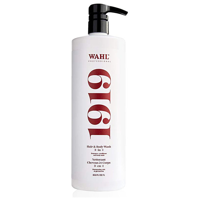 Wahl 1919 Hair & Body Wash 3-IN-1 33.8 fl oz/1L 54247