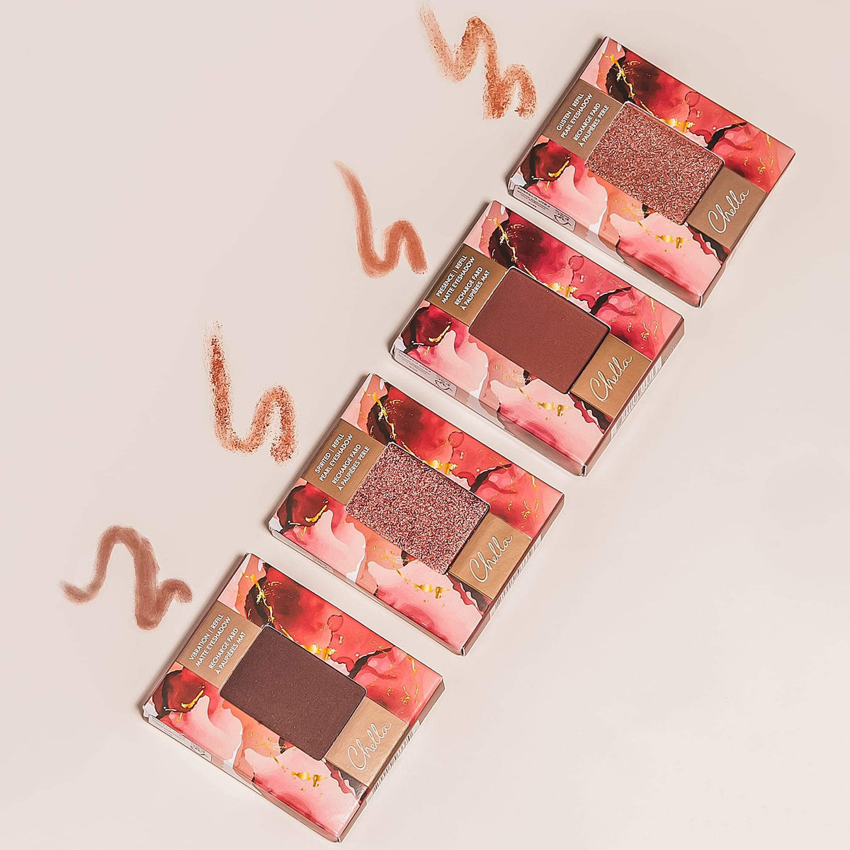 Phấn Mắt Chella Presence Refill Màu Nâu Trung Bình Dạng Lì 1.9g