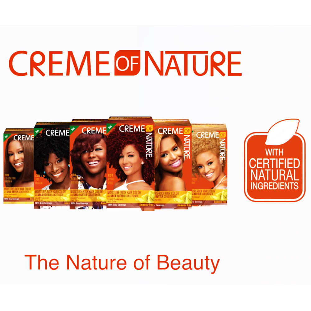 Creme Of Nature Thuốc Nhuộm/Dưỡng Tóc C20 Nâu Vàng Nhạt 64020