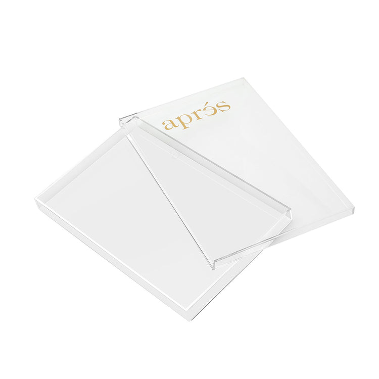 Apres Acrylic Nail Display Case White W/Apres Logo 72373