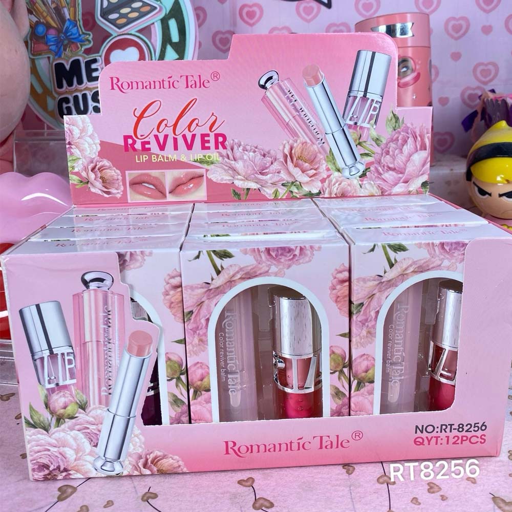 Romantic Tale Color Reviver Lip Balm & Lip Oil Set RT-8256