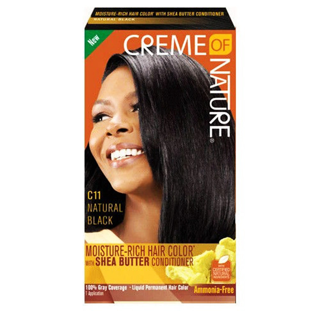 Creme Of Nature Hair Color/Conditioner C11 Natural Blk 78011