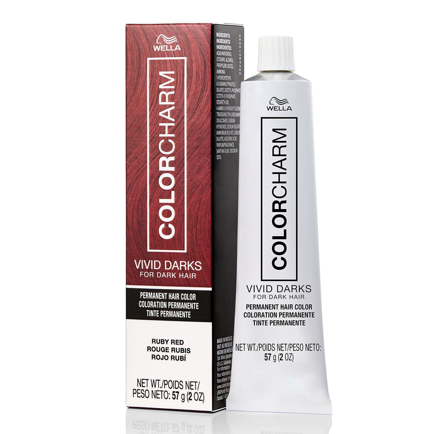 Wella Color Charm Vivid Darks Ruby Red 2 oz 08257