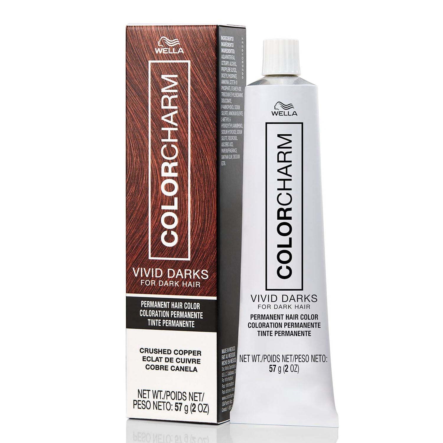 Wella Color Charm Vivid Darks Crushed Copper 2 oz 08259