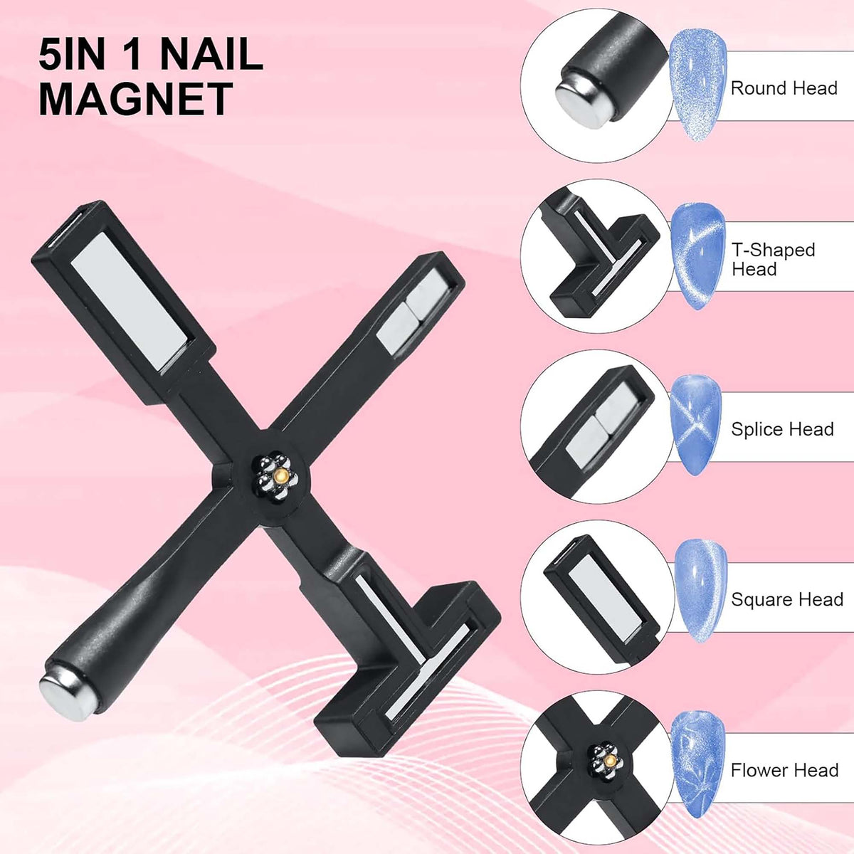 Linc Q Multifunctional Cat Eye Magnet Black 58092