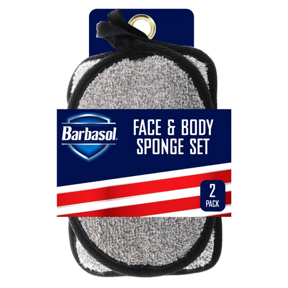 Bộ 2 Bông Tắm Barbasol CBG1-1010-BLK 84356